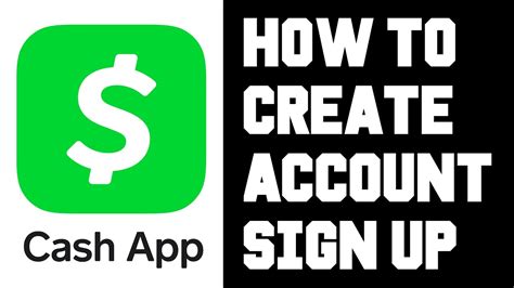 Signing up on Cash App